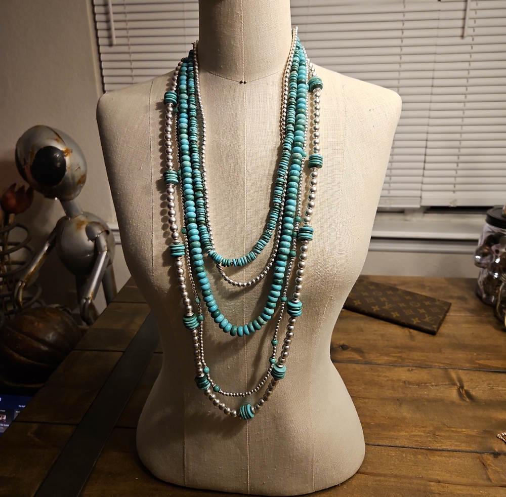 NWT Chico's Southwestern Cowgirl Necklace